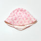 Pink cutwork sun hat - Size 6-12 months