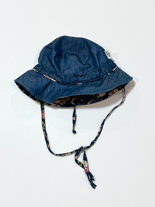 Reversible sun hat - Size 0-8 months