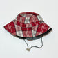 Checkered sun hat - Size 4 years+