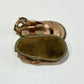 Rose gold soft sole sandals - Size 4