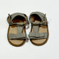 Grey soft sole leather sandals - Size 4