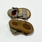 Grey soft sole leather sandals - Size 4