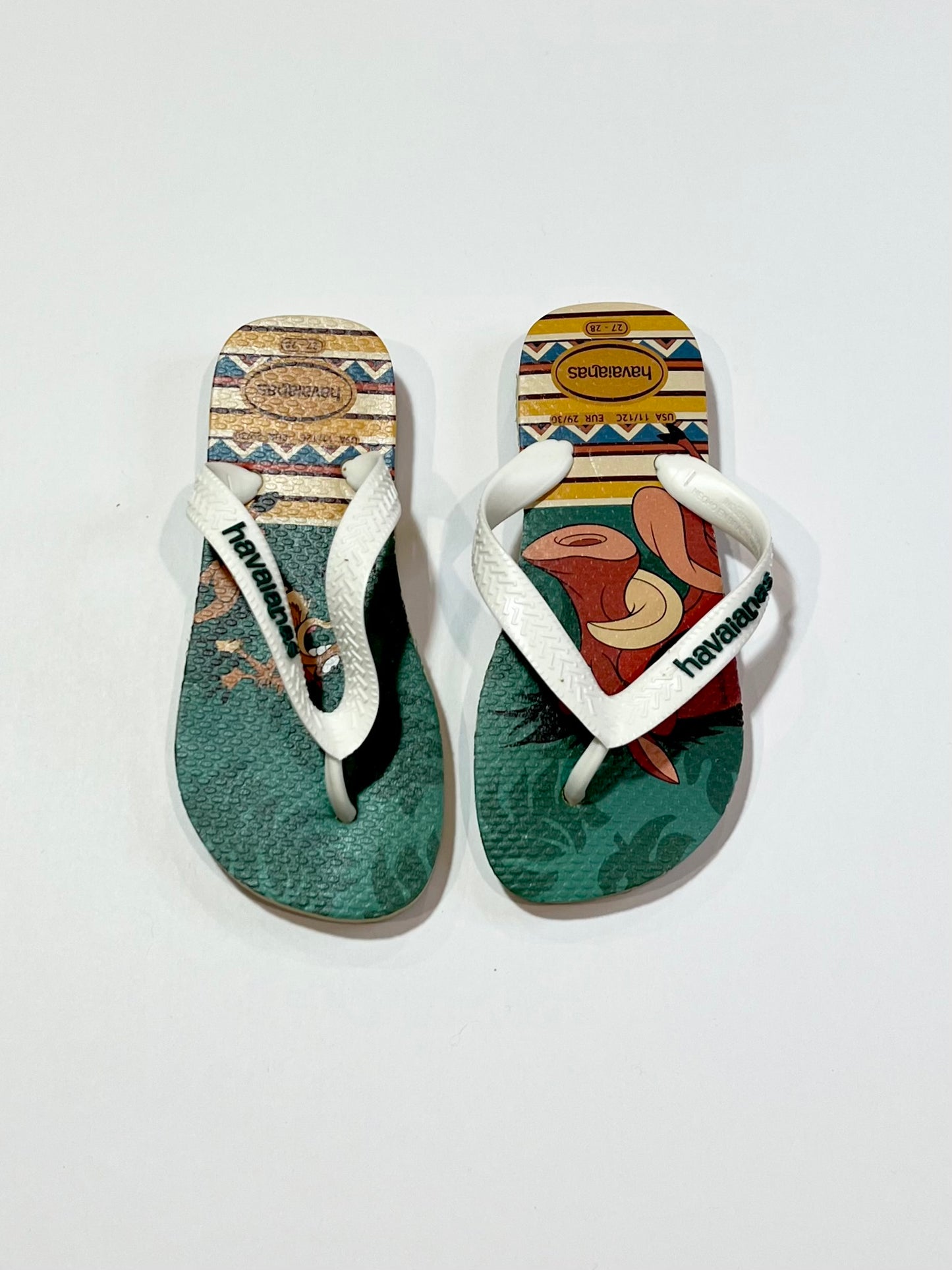 Timon and Pumba thongs - Size 27-28