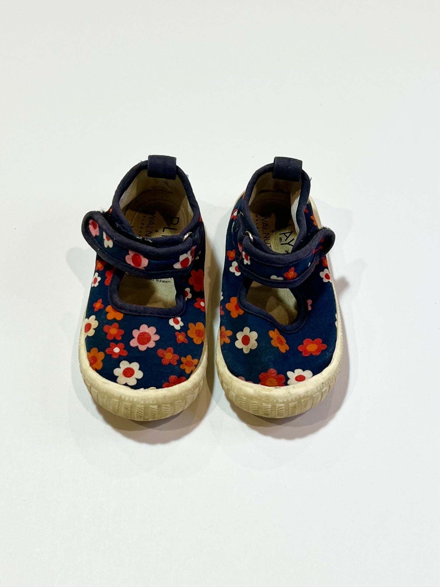 Navy floral MJ shoes - Size EU24