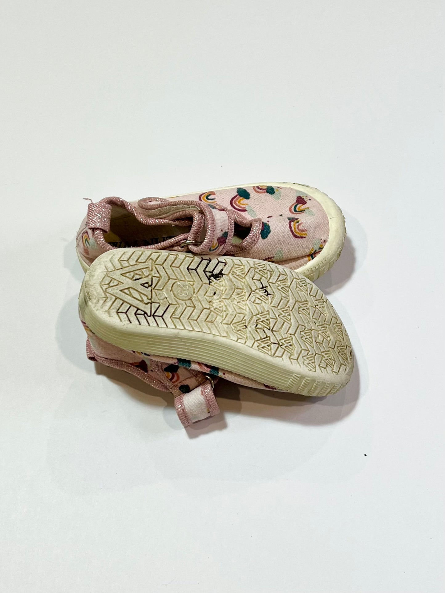 Pink rainbows MJ shoes - Size EU23