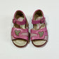Pink sweetheart sandals - Size AU6E+