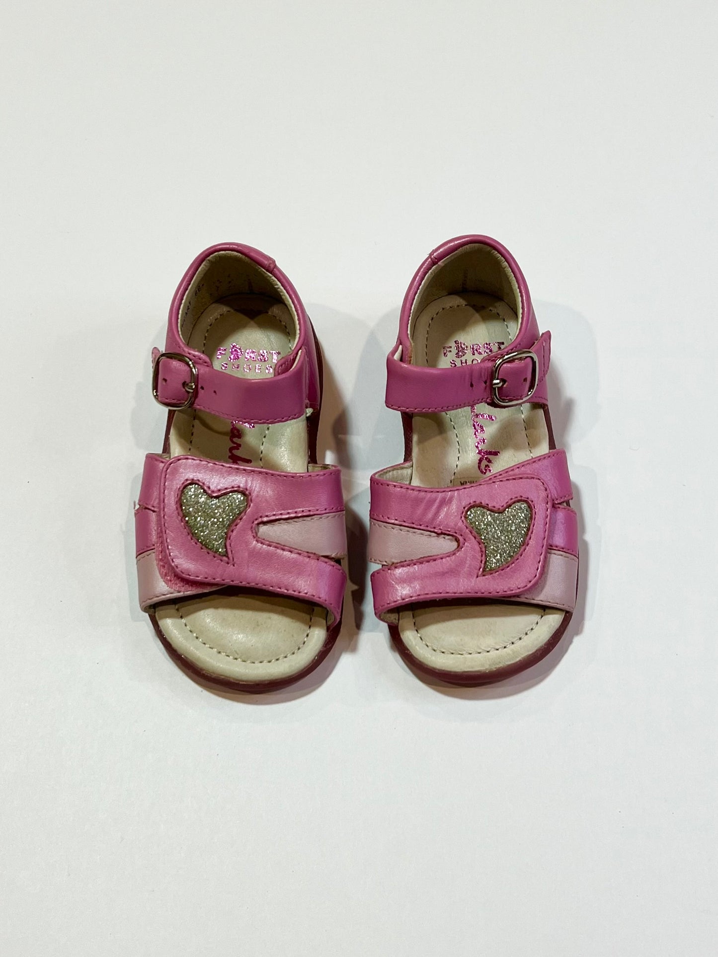 Pink sweetheart sandals - Size AU6E+