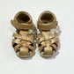 Gold shimmer Step Up sandals - Size EU21