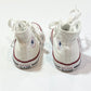 White Hi-top Chuck Taylors - Size US8