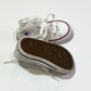 White Hi-top Chuck Taylors - Size US8