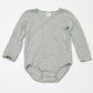 Grey ribbed bodysuit - Size 1