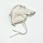Farm animals jersey flap cap - Size 0-8 months