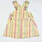 Vintage striped pinafore - Size 1