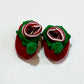 Christmas elf booties - size 0-3 months