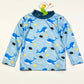 Whales and turtles rashie brand new - Size 2