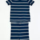 Navy striped pyjamas - Size 2