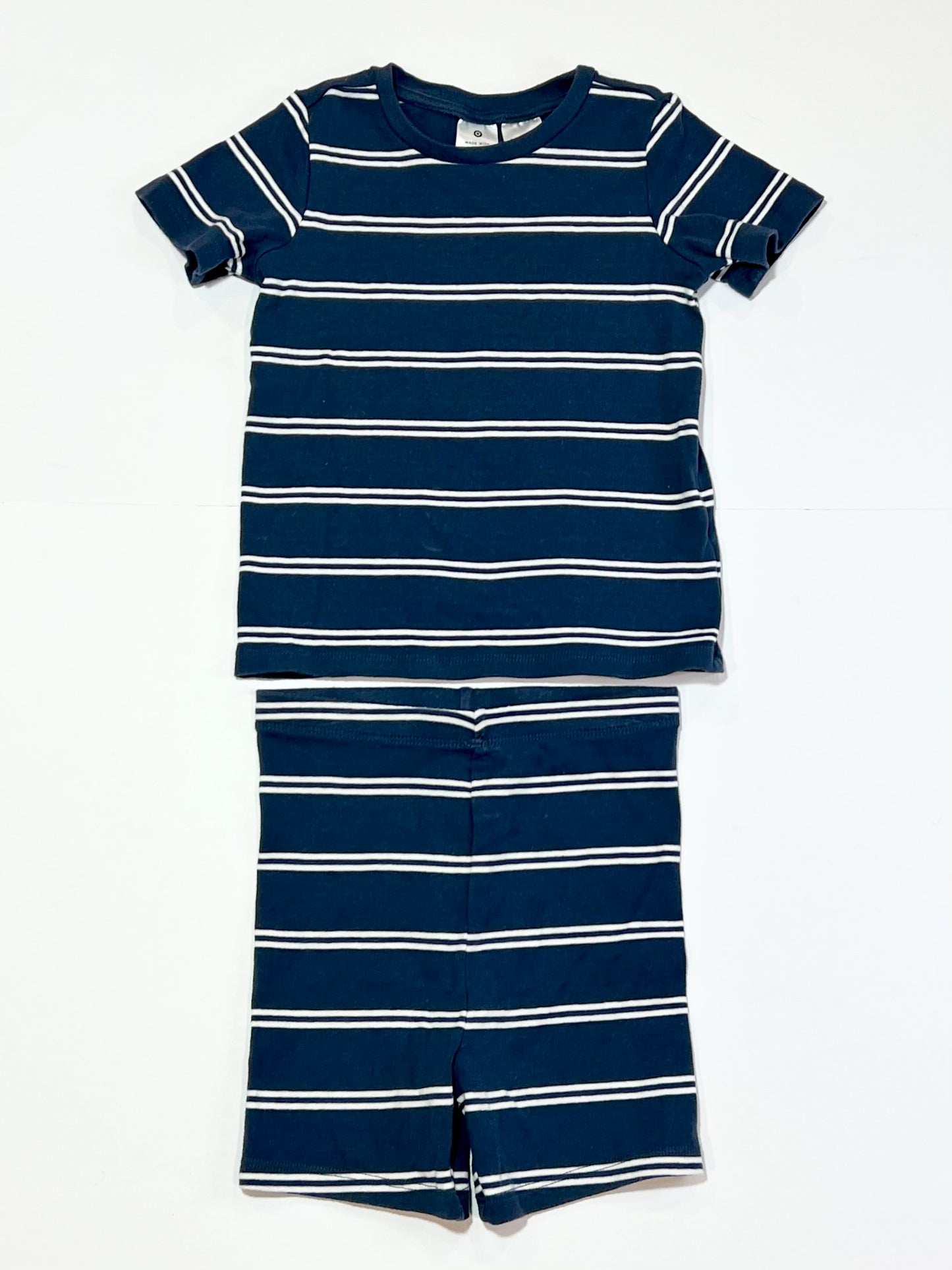 Navy striped pyjamas - Size 2