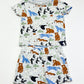 Blue animals pyjamas - Size 2