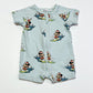 Mickey Christmas zip romper - Size 000