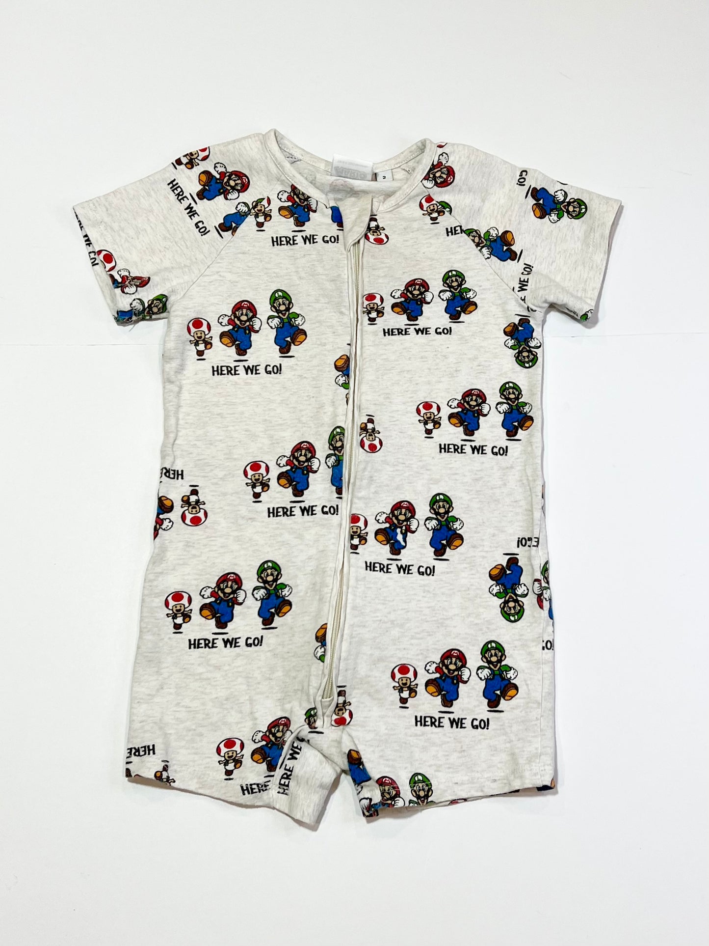 Character zip romper - Size 2