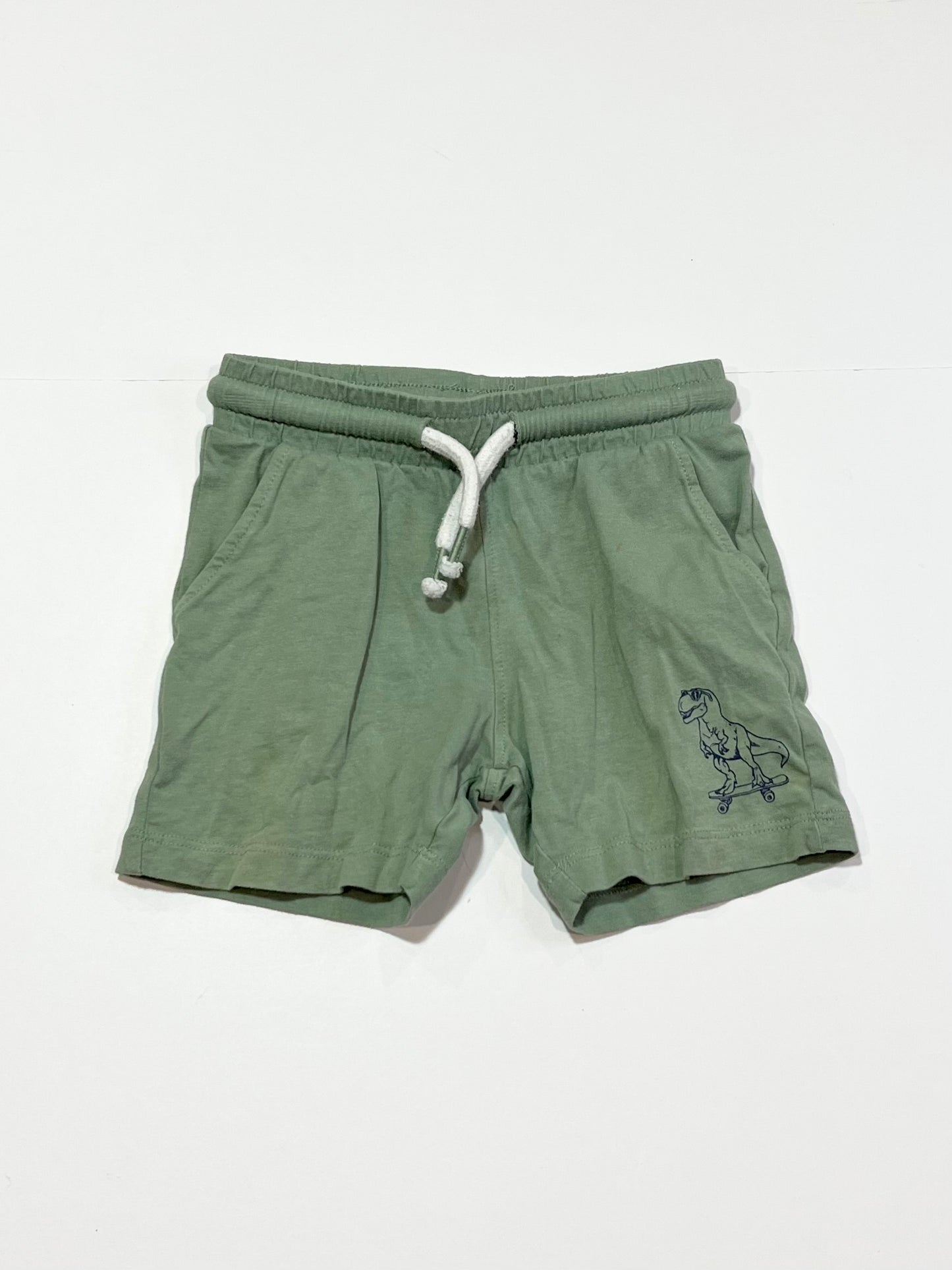 Green jersey shorts - Size 2