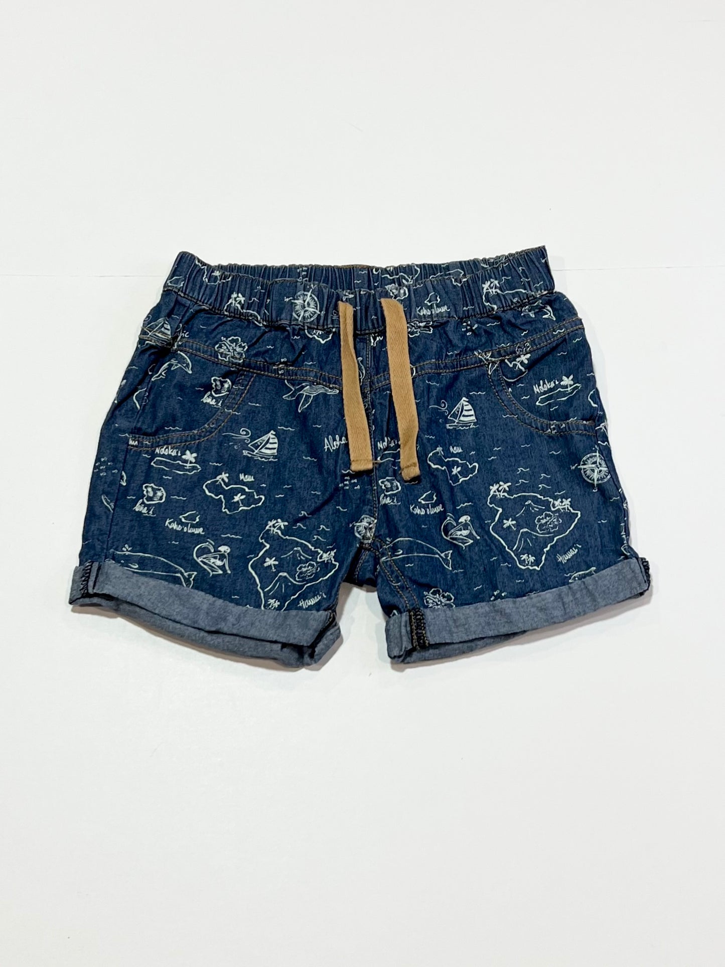 Chambray islands shorts - Size 2
