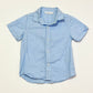 Blue woven shirt - Size 2