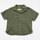 Green woven shirt - Size 2-3