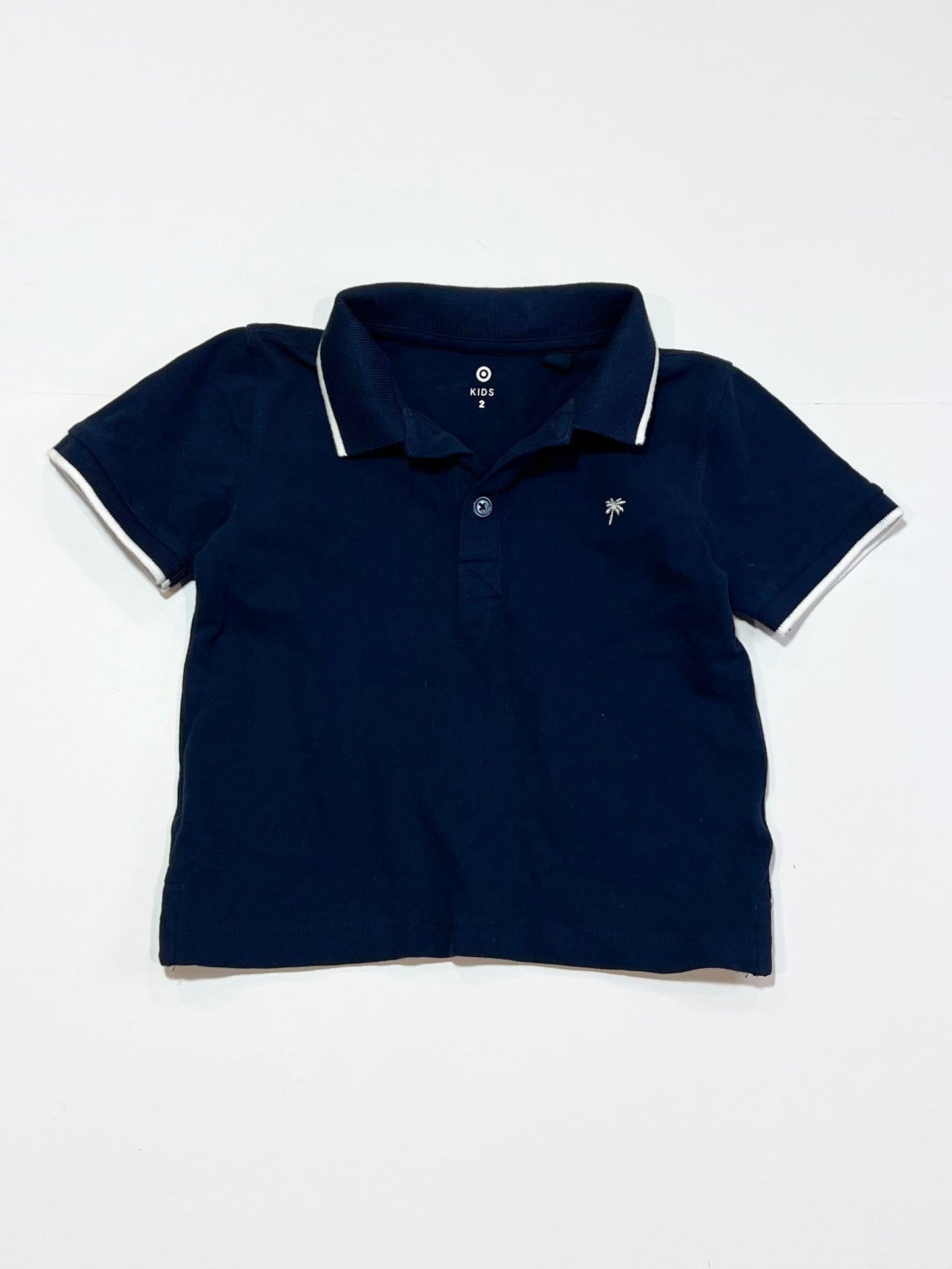 Navy polo shirt - Size 2