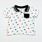 Sail boats polo shirt - Size 2