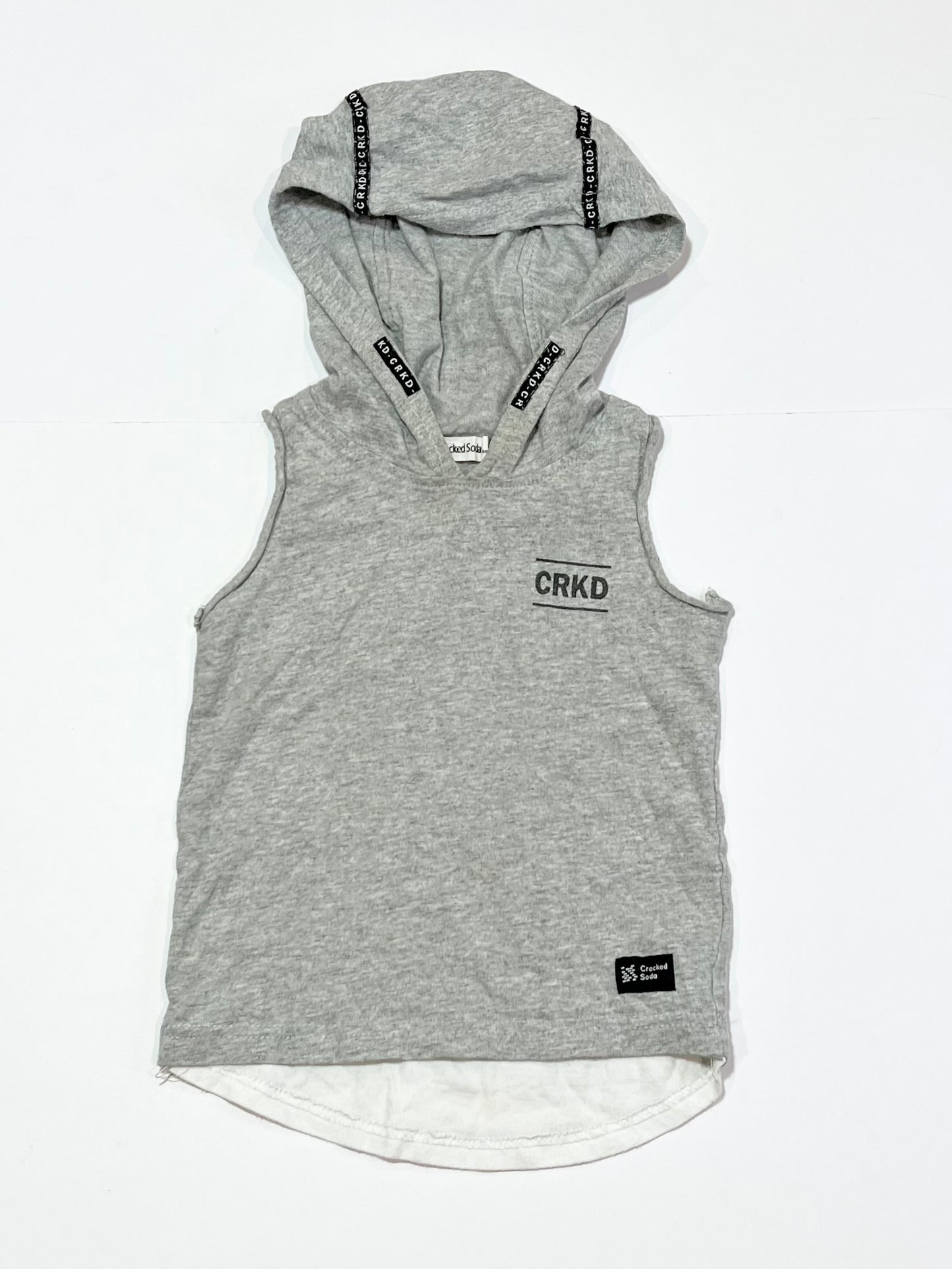 Grey hooded tank - Size 2