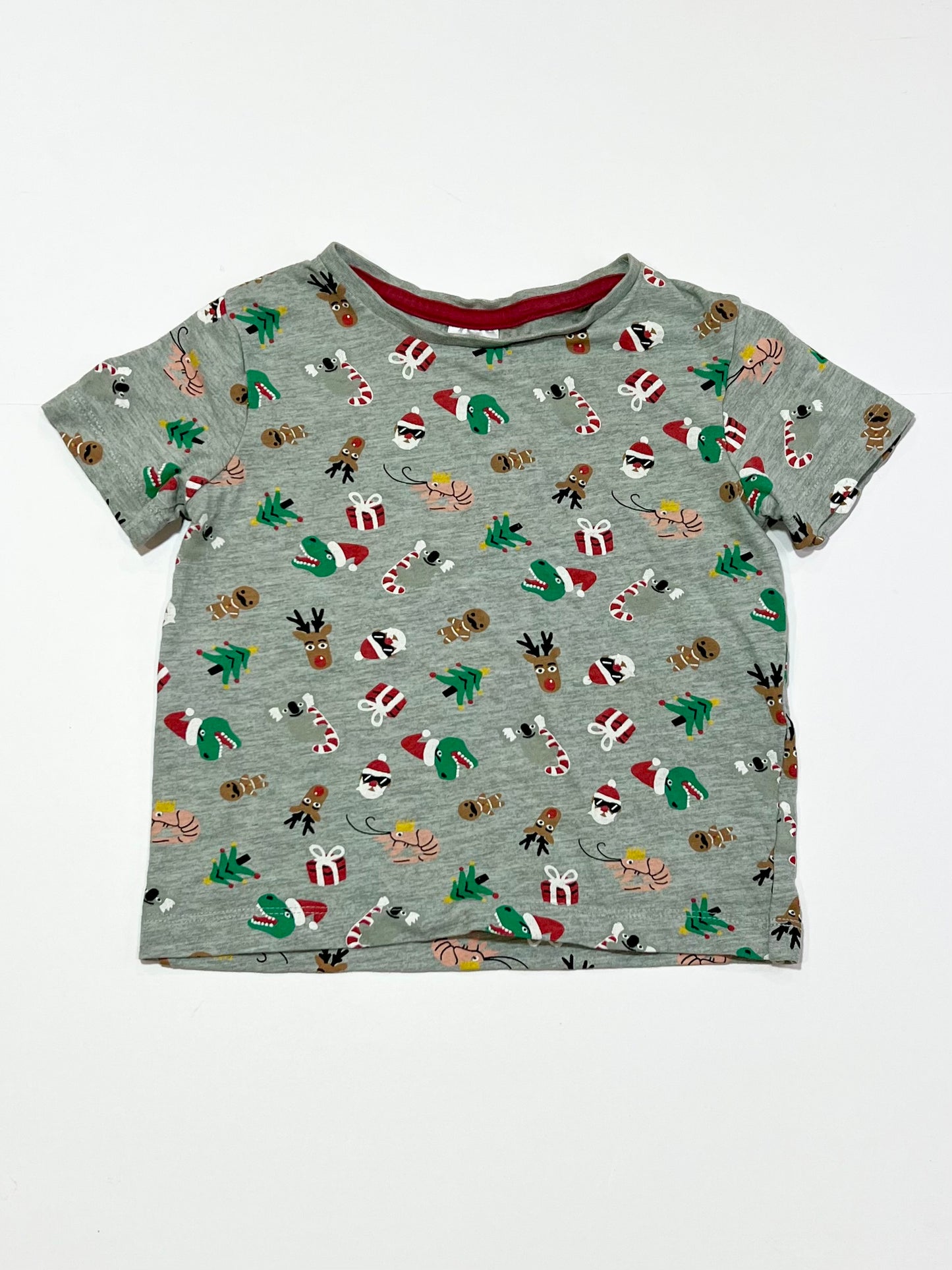Grey Christmas tee - Size 2