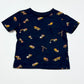 Navy trucks tee - Size 2