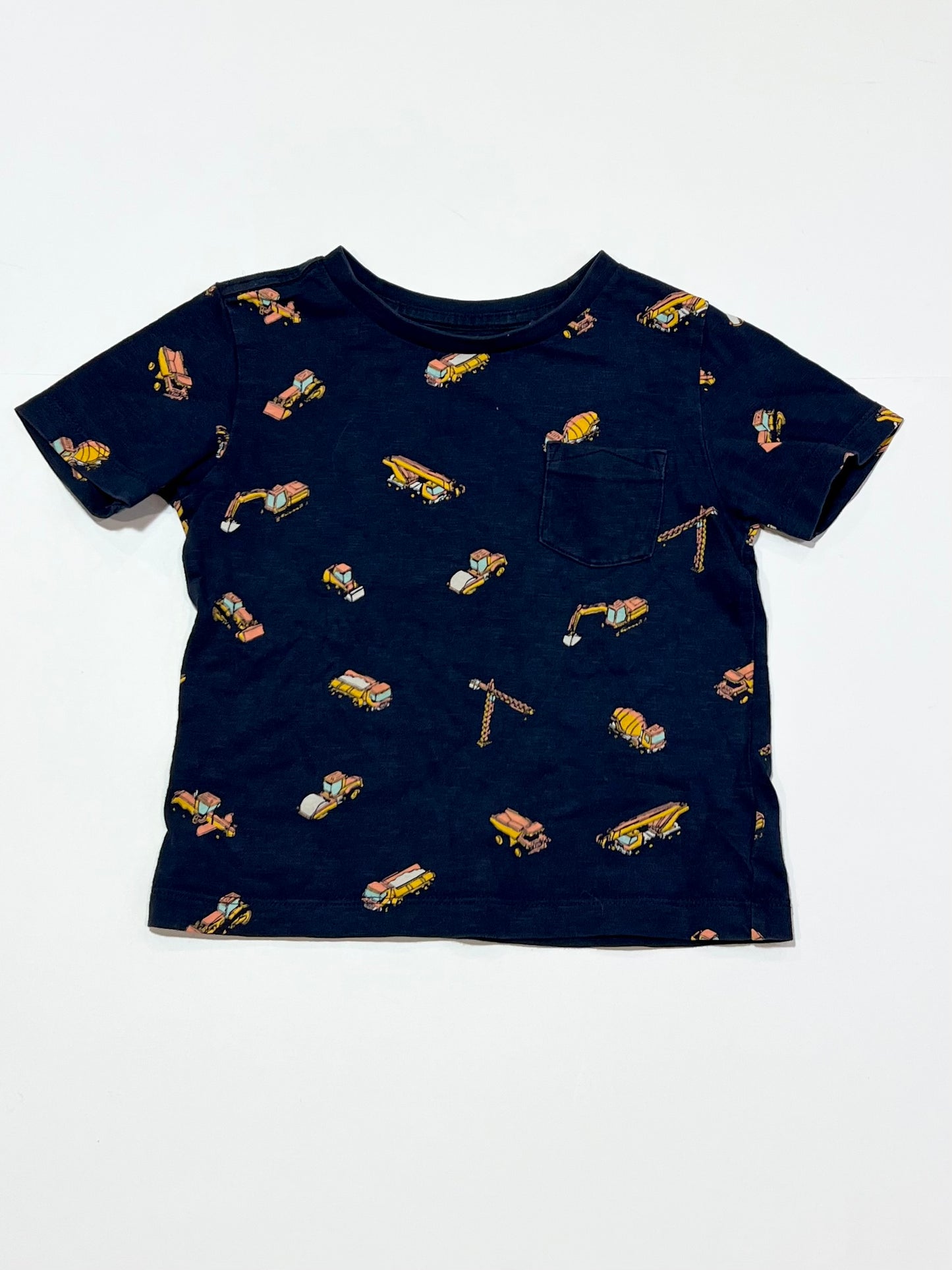 Navy trucks tee - Size 2