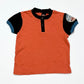Orange henley tee - Size 2