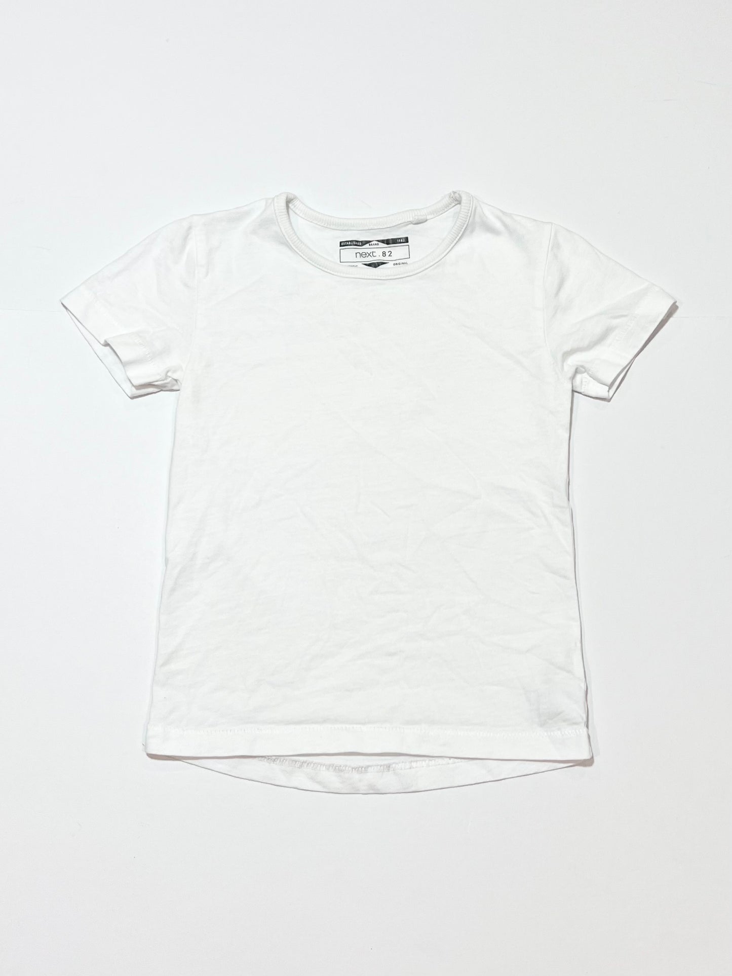 White tee - Size 2-3