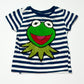 Striped boucle Kermit tee - Size 2