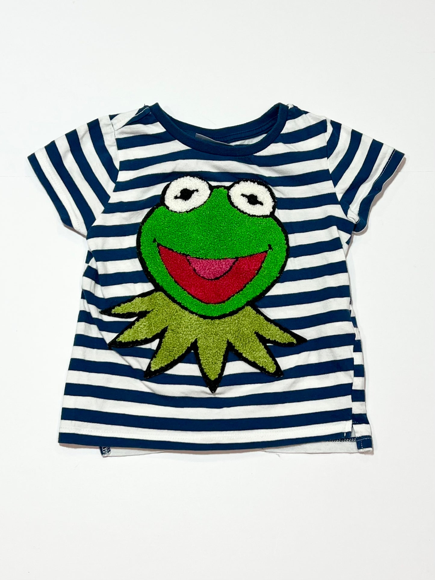 Striped boucle Kermit tee - Size 2