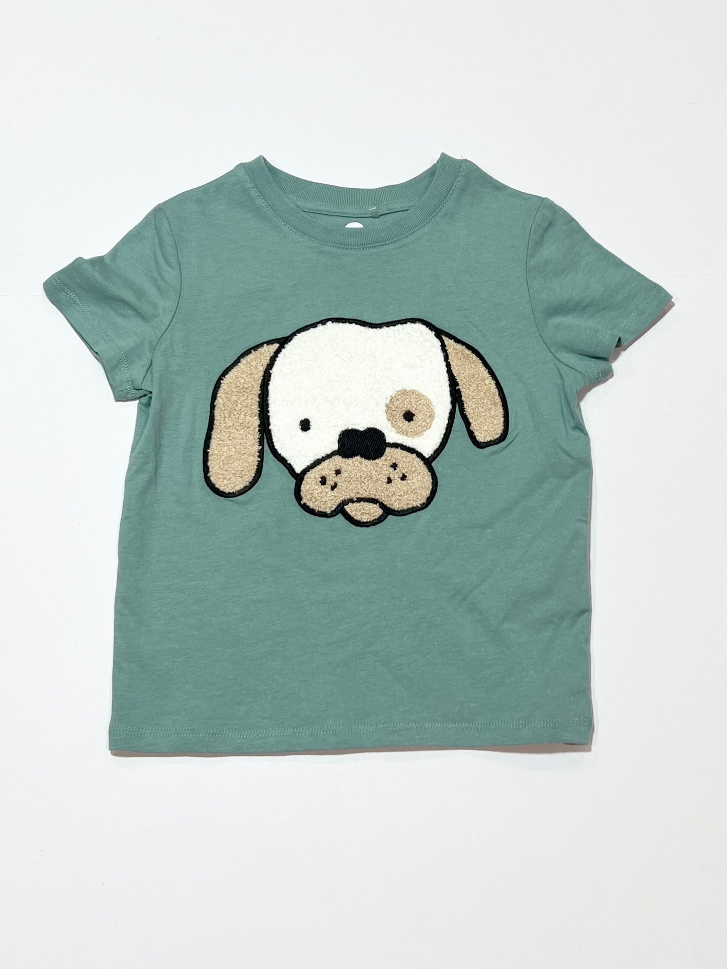 Green boucle puppy tee - Size 2