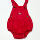 Vintage red bubble romper - Size 00