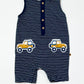 Navy striped romper - Size 0