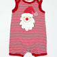 Striped Santa romper - Size 1