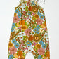 Floral jersey romper brand new - Size 2-3