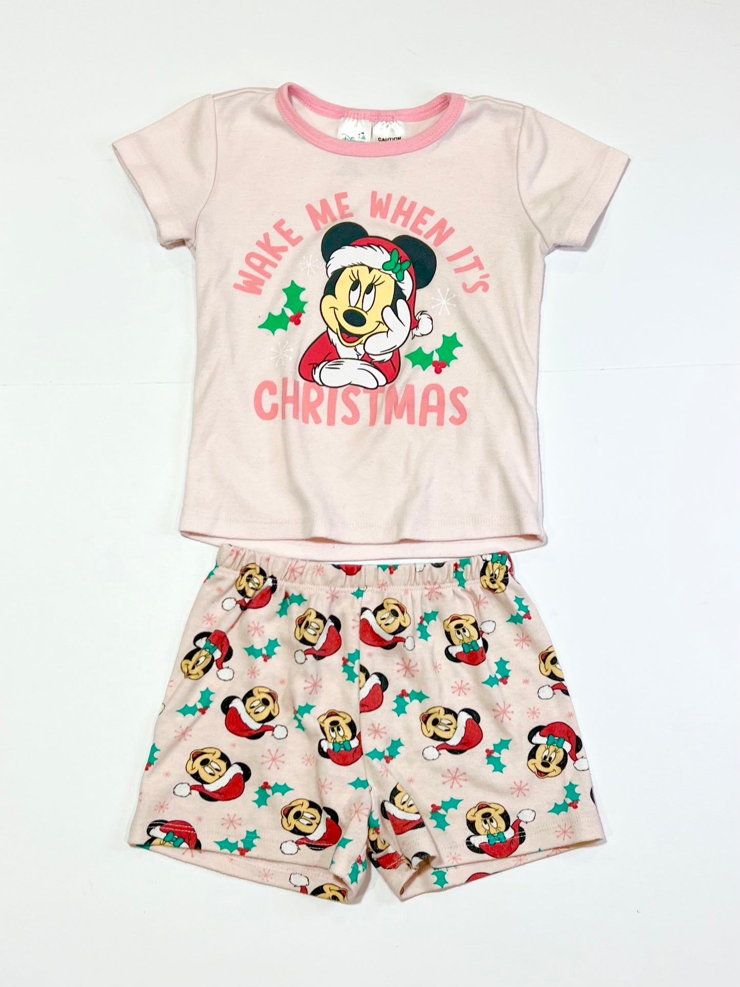 Christmas Minnie pyjamas - Size 2