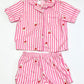 Striped Christmas pyjamas - Size 3