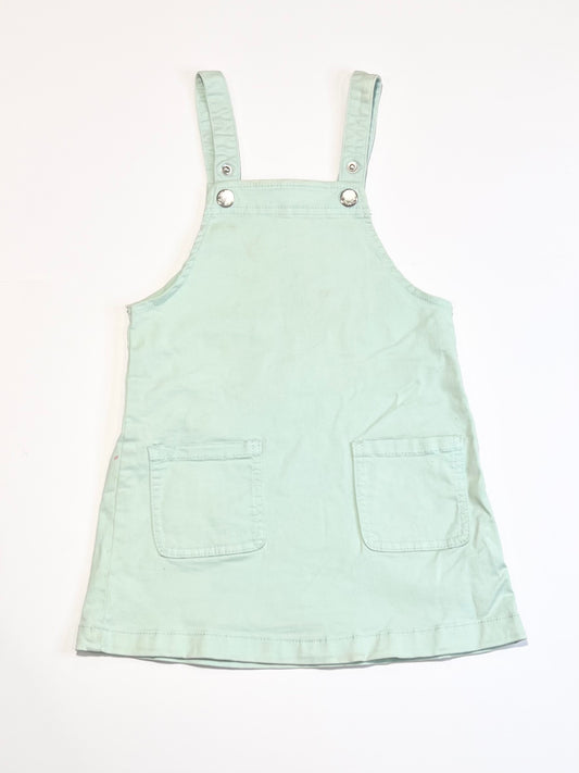 Green pinafore - Size 5