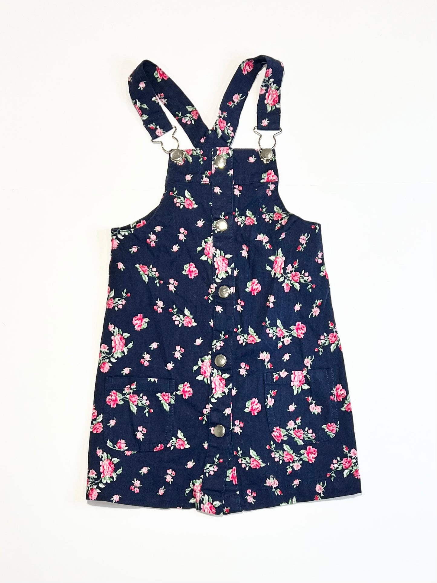 Floral pinafore - Size 5