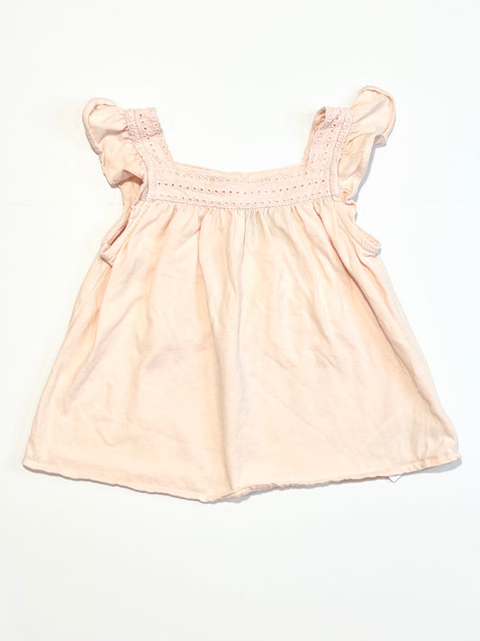 Pink jersey top - Size 3