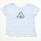 Striped pup tee - Size 3