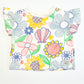 Flowers and shells tee - Size 3